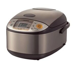 Zojirushi Micom Rice Cooker and Warmer 5.5 Cup Stainless Silver,NSTSC10XJ